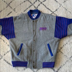 NY Giants Football Vintage Wool Starter Jacket